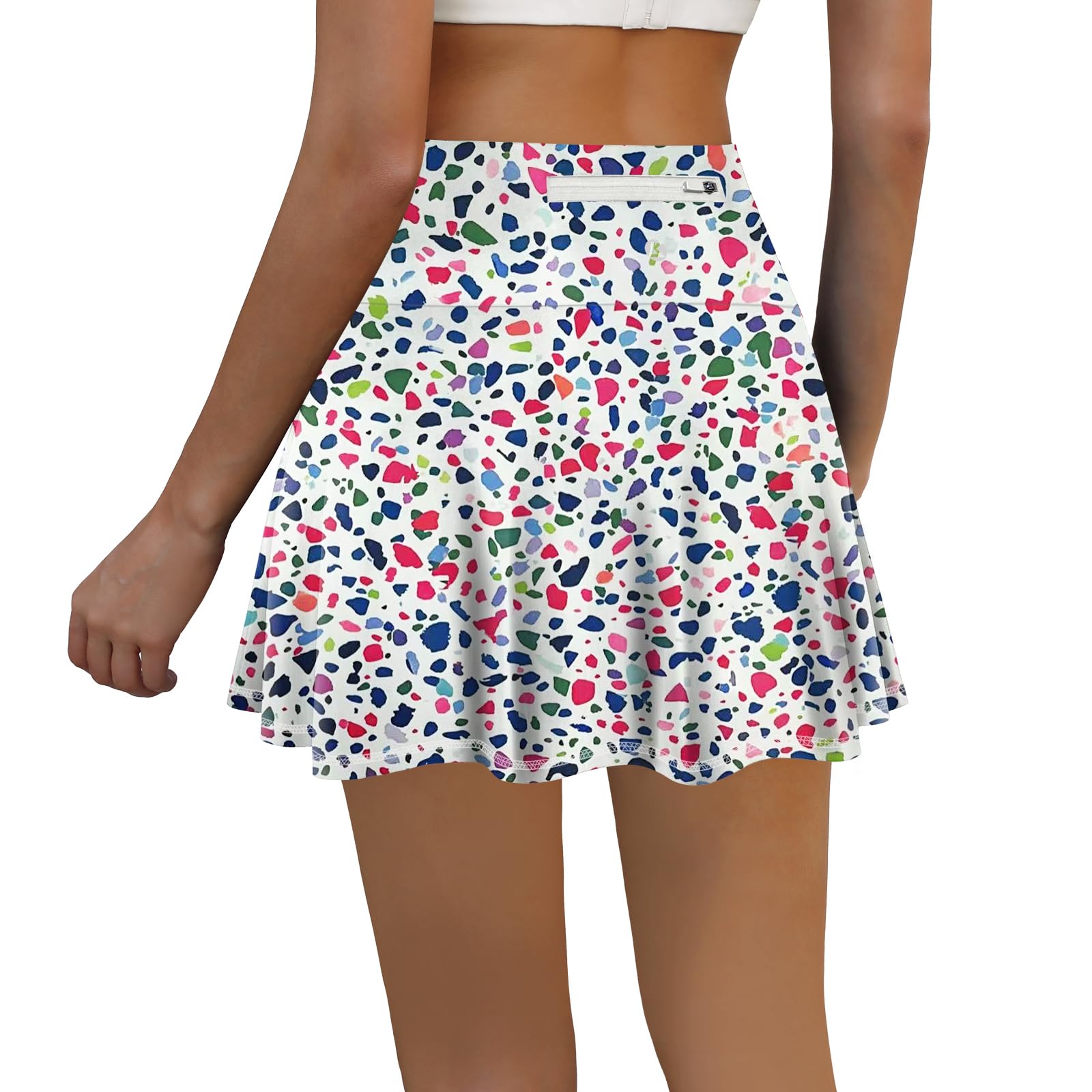 loukeith Womens Tennis Skirt High Waisted Athletic Skorts Running Casual Pickle Ball Golf Skirts with Pockets-picture-56