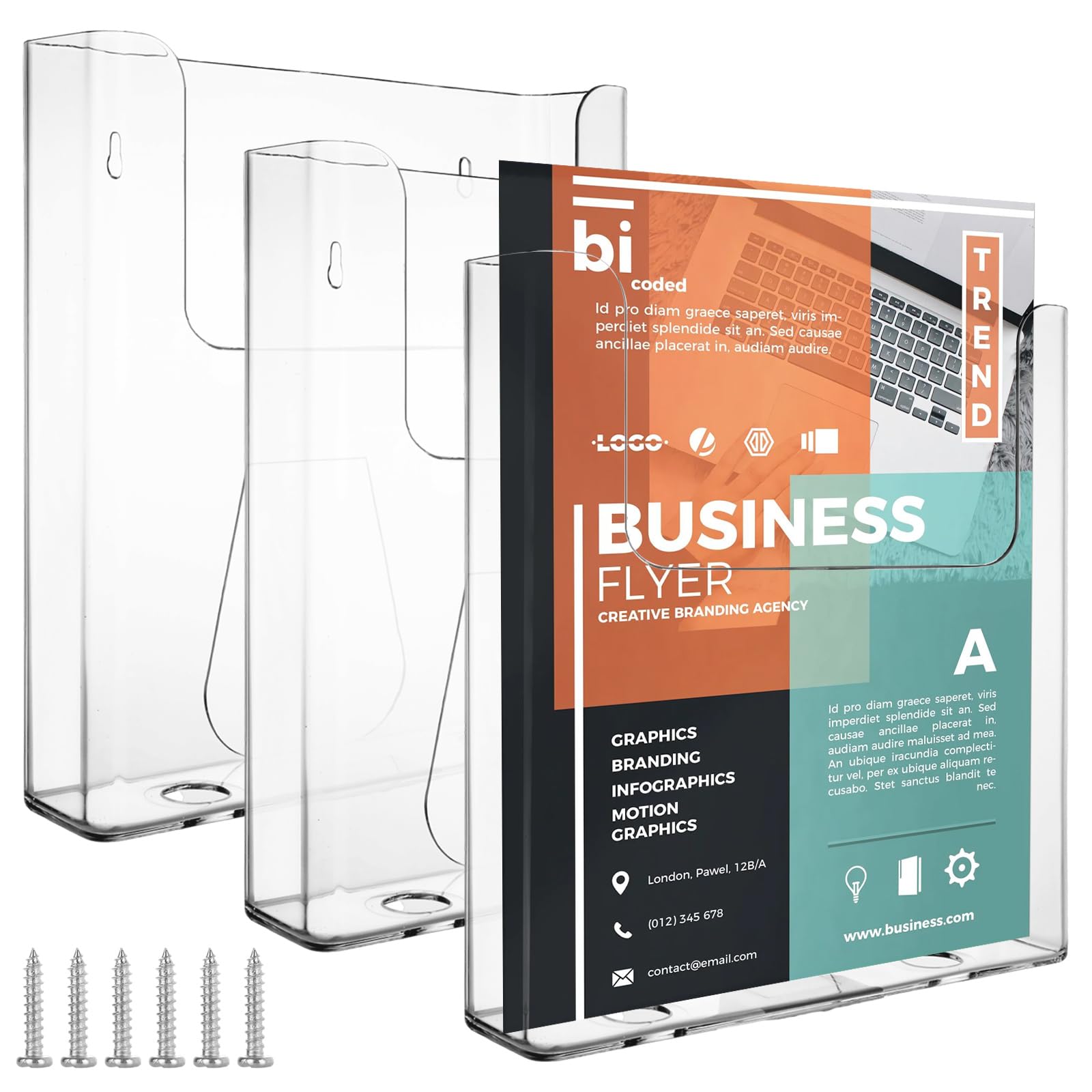 PLAQUE SIGNALETIQUE MURAL A4 ACRYLIQUE TRANSPARENT NOBO PREMIUM PLUS