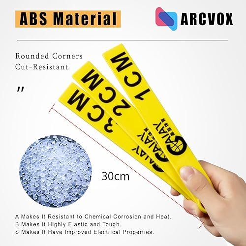 Miniatura 4 de ARCVOX Herramienta de medición de saltos de 5.6 a 11.8 pies, opcional, para montar en el pisopared, ayuda de entrenamiento de voleibol, herramienta