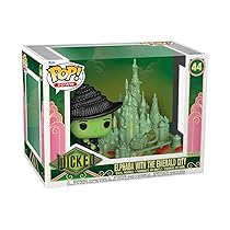 Funko Pop! Town: Wicked – Elphaba w, Emerald City – Figura in Vinile da Collezione – Idea Regalo – Merchandising Ufficiale – Giocattoli per Bambini e Adulti – Movies Fans – Figura per i Collezionisti