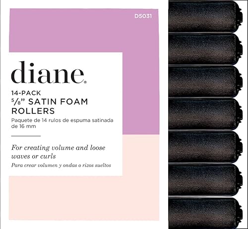 Miniatura 3 de Diane Rodillos de espuma satinada D5035 - 1 12 pulgadas (paquete de 6)