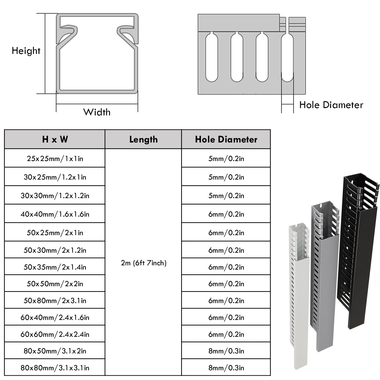 AMUFJJ canalina passacavi Muro Scatola per La Gestione dei Cavi sotto La Scrivania, Grande capacità Riordino dei Cavi/Kit di Raccolta dei Cavi per Ufficio/Sala Riunioni/Scuola(Gray,3.1x3.1in/80x80mm)