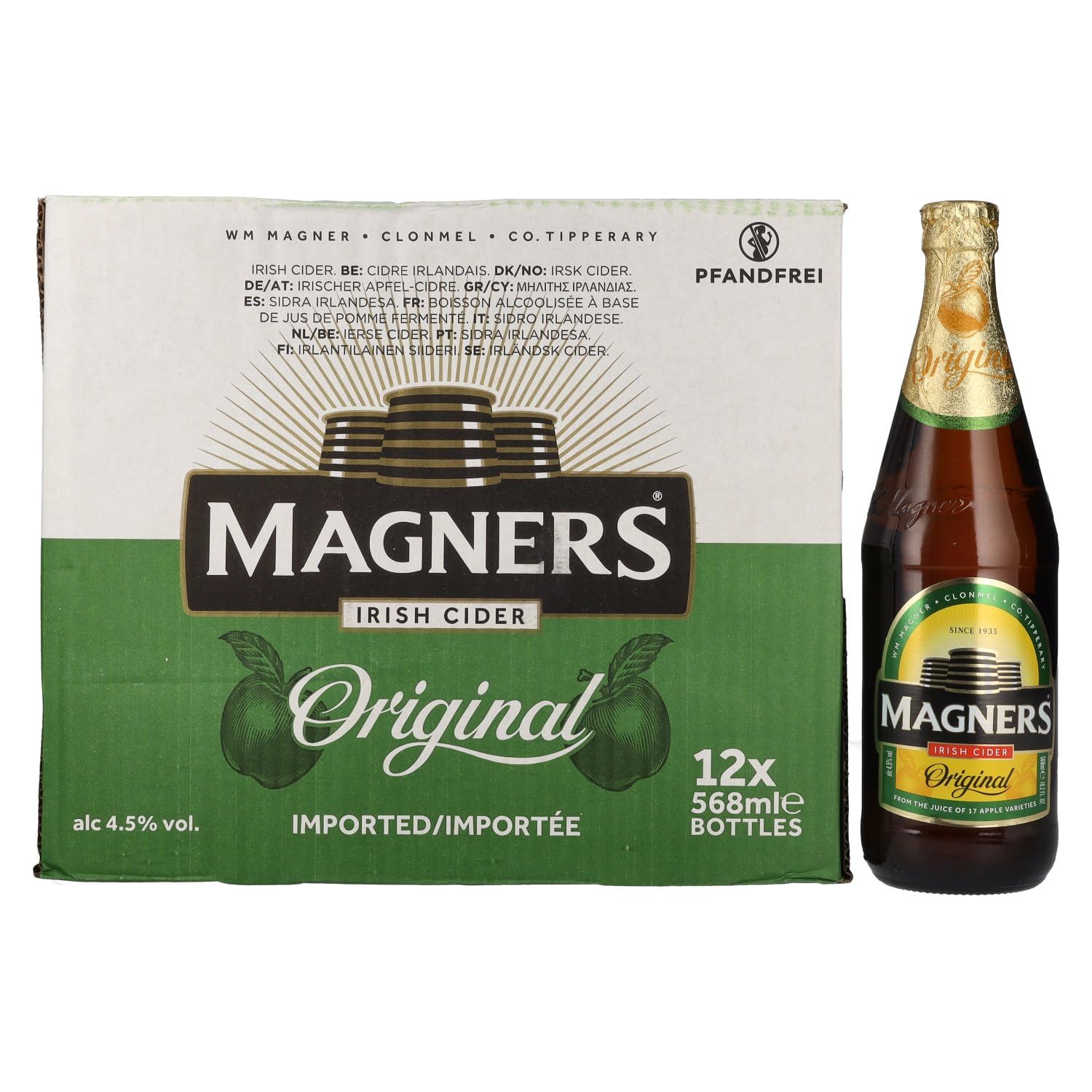 Magners Original Irish Cider 12 x 0,568l Flasche
