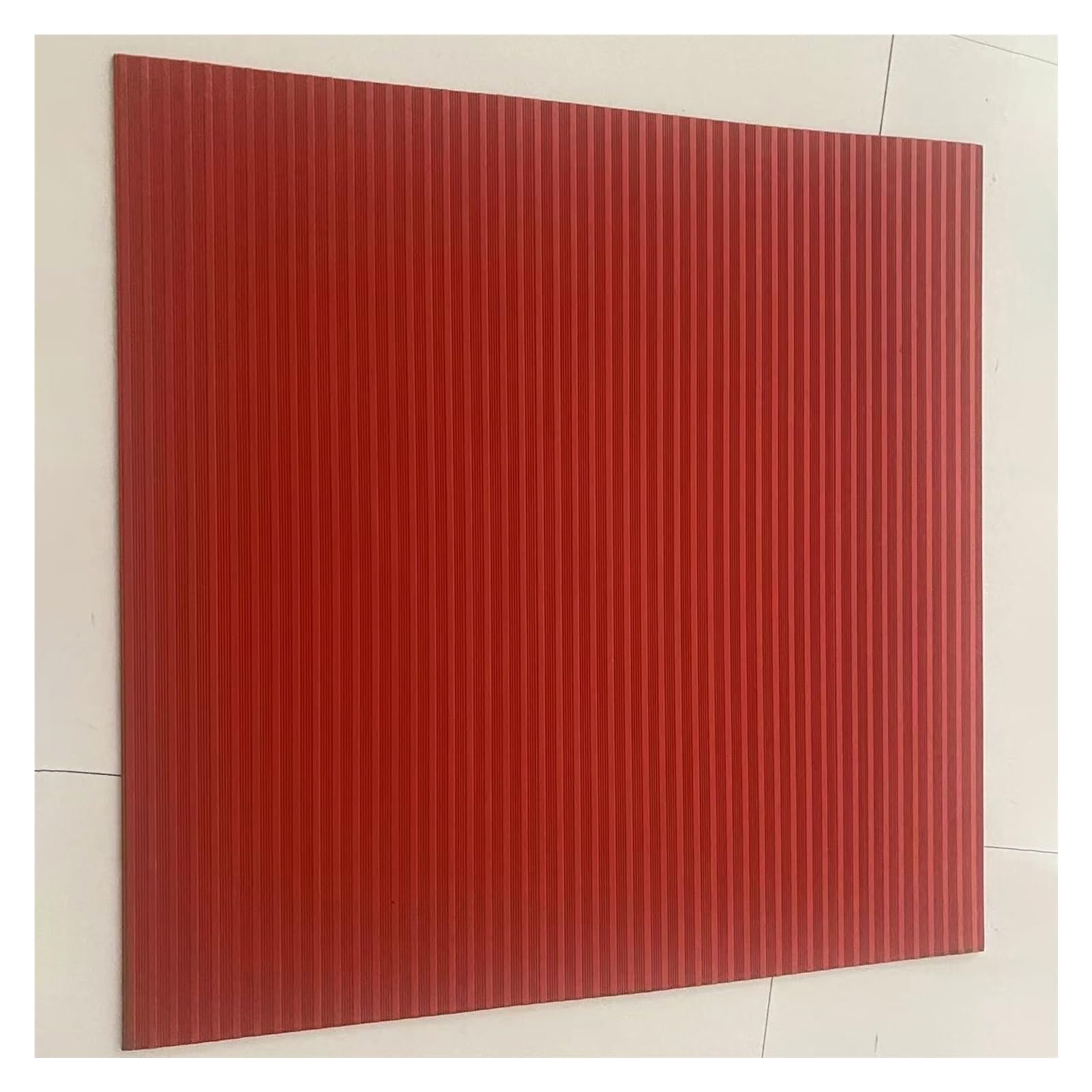 Distribution Room High Voltage Rubber Insulating Mat, 6kV 10kV 15kV 25kV 35kV Resistant Electric Shock Protection Work Mats, Dielectric Non-conductive Switchboard Matting(Red,LxWxT 15' x 3 1/5' x 1/10