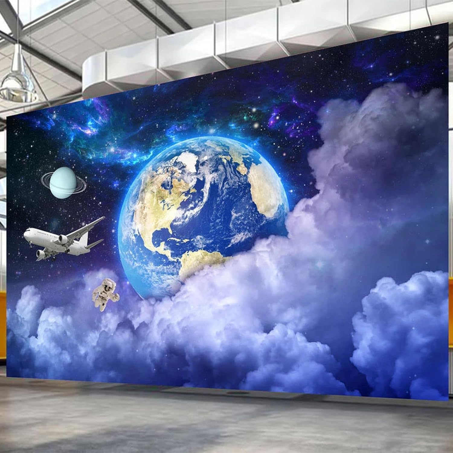 Papier Peint Photo 3D Paysage Terrestre 500x350cm Intissé Amovible