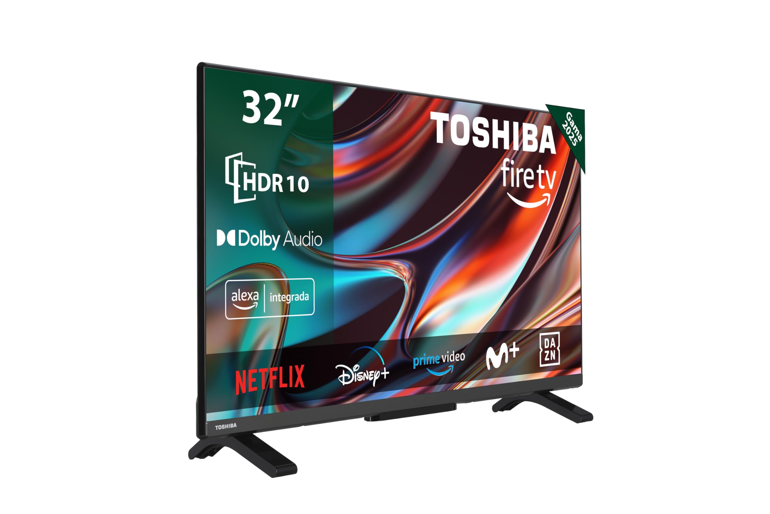 Toshiba 32WF2F63DAE Smart Fire TV 32 Pulgadas (HD Ready, HDR10