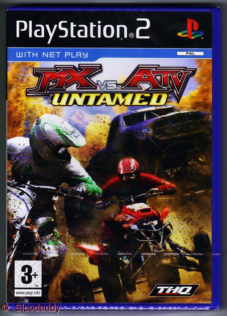 MX Vs ATV Untamed - PlayStation 2 Game (Renewed) - Offroad Racing With Dirt Bikes & ATVs