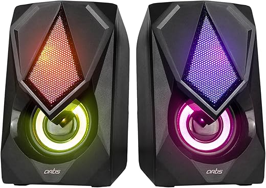 Artis S21 2.0 Channel Stereo USB Multimedia Speaker (Black) (5W RMS Output)