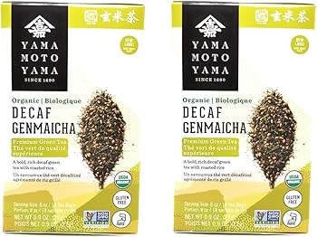 Amazon.com : Yamamotoyama Organic Decaf Genmaicha Premium Green