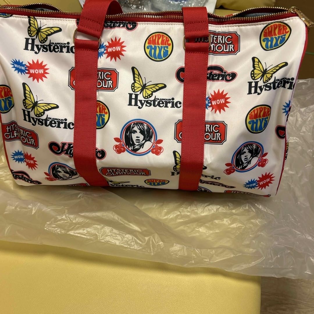 Amazon.co.jp: ヒステリックグラマー ボストンバッグ マチ15 高さ26 横