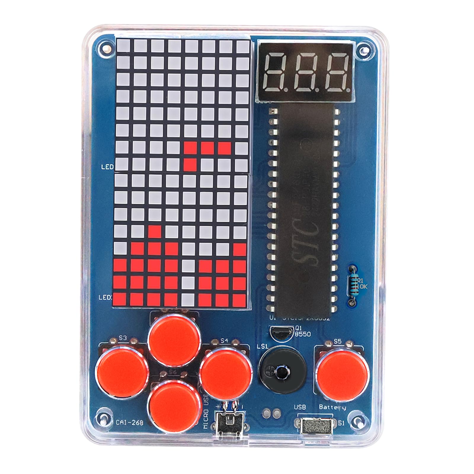 ISolderStore Kit Di Saldatura Fai Da Te SMD Con PCB, Progetto Elettronico Per Principianti E Ragazzi