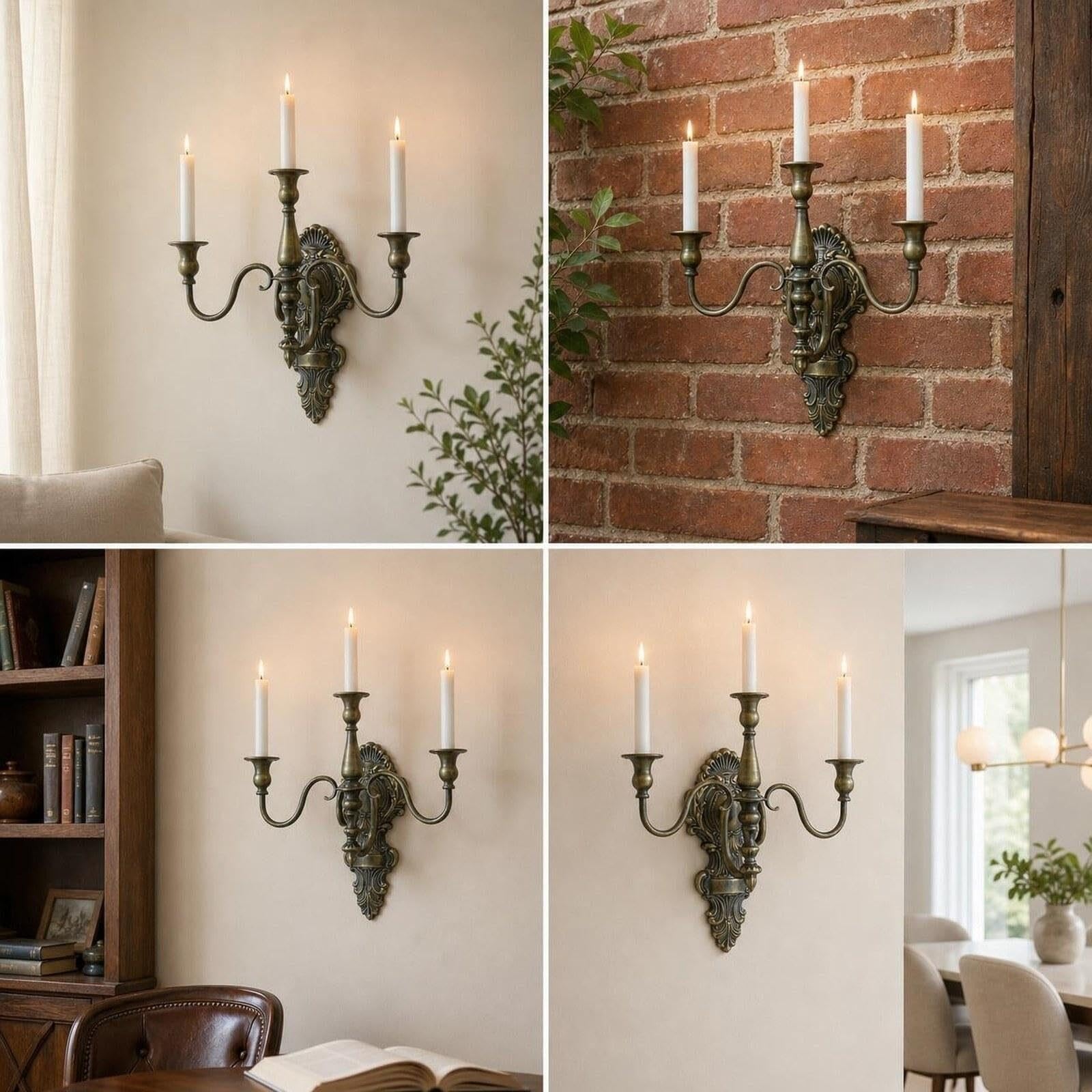 Portacandele a candelabro Candela da Muro for candelabro Ornamentale affusolato Regali per la Nuova casa
