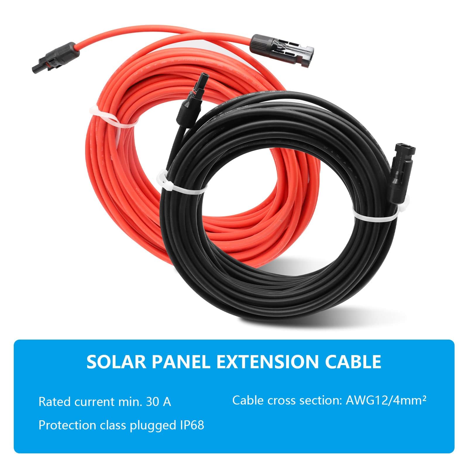 Prolunga Cavo Solare 2x3m 4mm² - Connettori IP68 Impermeabili - Per Pannelli Fotovoltaici - Foto 9