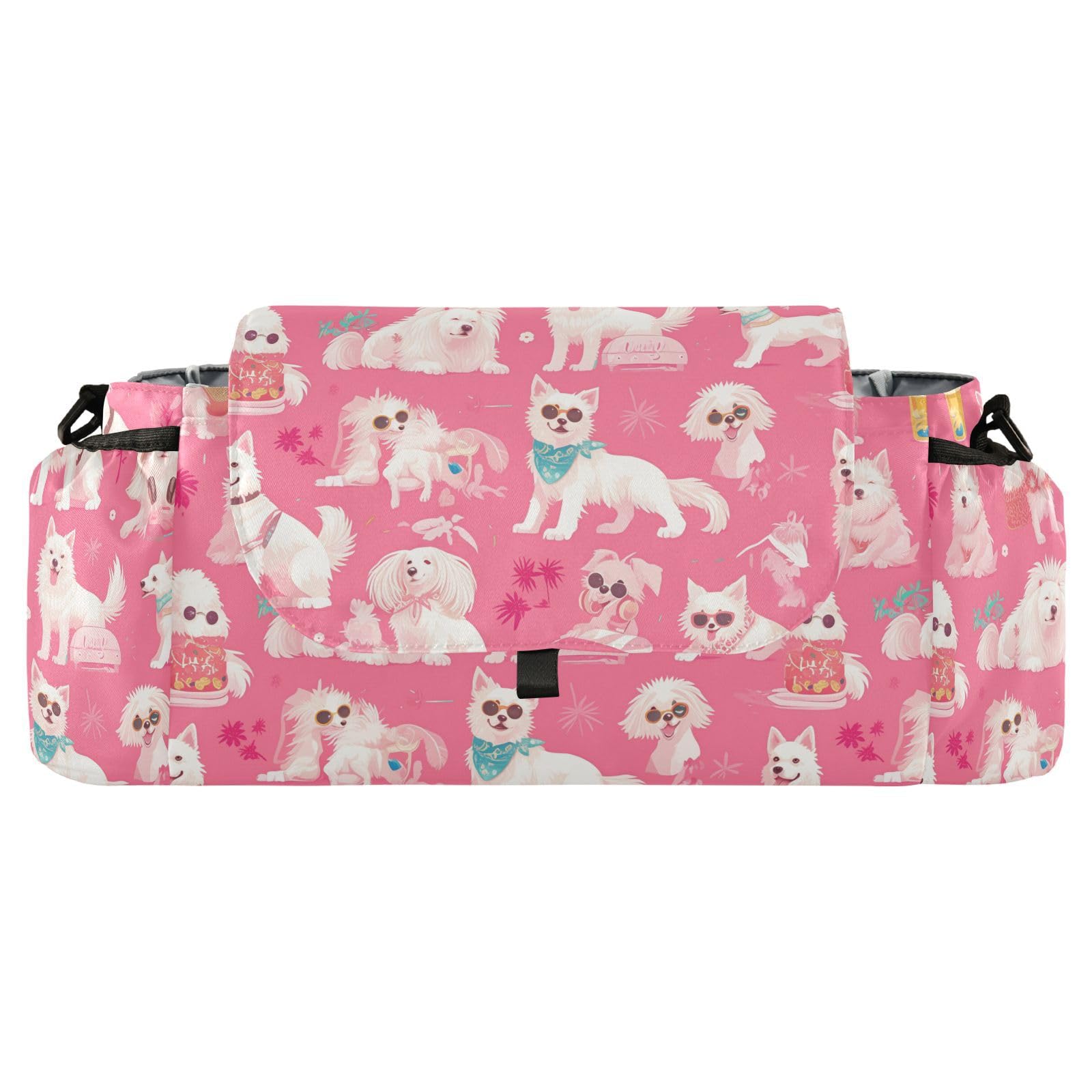 miaozhen Cartoon Dog Peach Summer stroller organizer cute storage organizer caddy carriage accesorios para accesorios para stroller