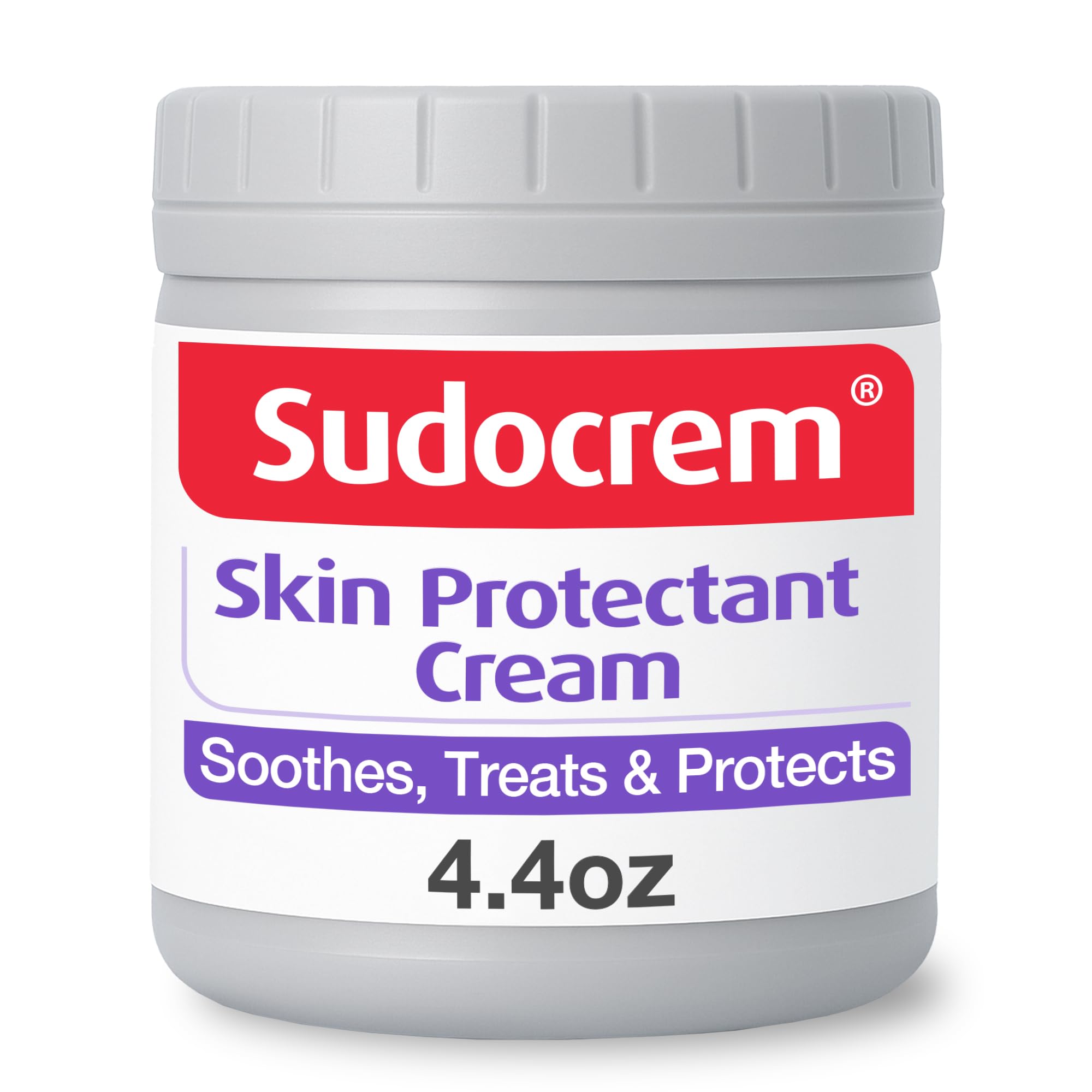 Sudocrem Diaper Rash Cream for Baby's Skin, Triple Action Diaper Rash Paste that Soothes, Treats and Protects, 15.29% Zinc Oxide Cream - 4.4oz (125g)