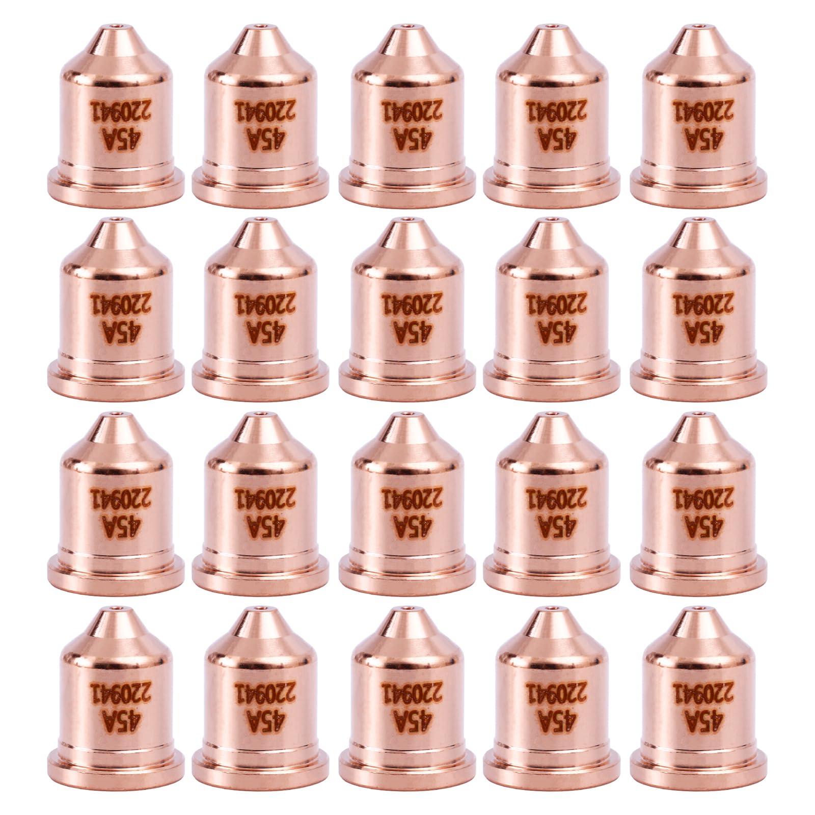 20pcs 220941 Nozzle Tip 45A Fit for Hypertherm PMX 45 Plasma Cutting Torch Consumables