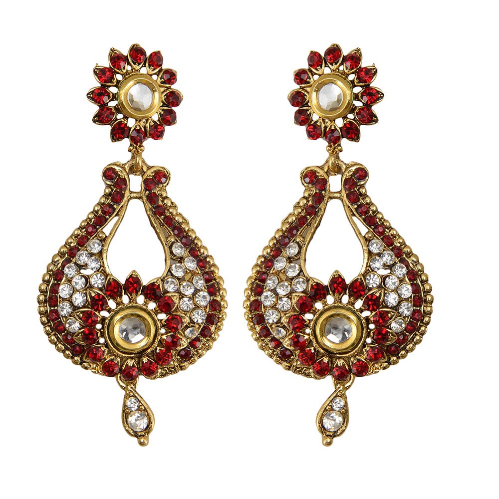 Earring Maang Tika Set - Elegant Traditional Jewelry