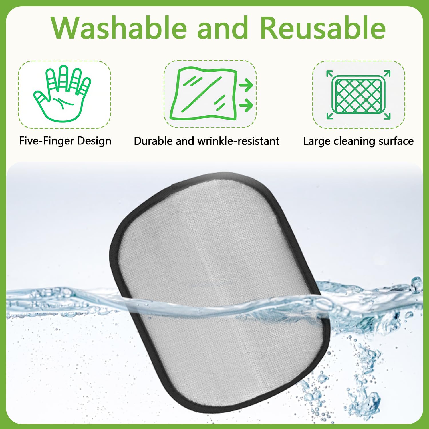 Condition photo showing New/Like New for Pet Hair Removal Glove for Cats and Dogs - Electrostatic Pet Hair Remover Glove | Reusable Brush Pet Hair Remover for Couch, Carpet, Car Seat & Laundry