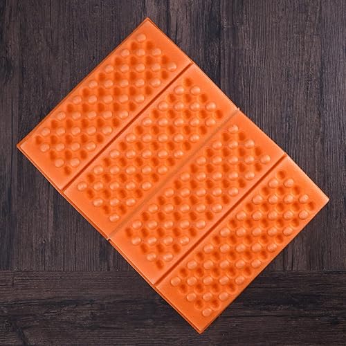 Miniatura 4 de BESPORTBLE Almohadilla de asiento plegable, 4 paquetes de almohadillas de espuma para sentarse, mini asiento portátil para camping, picnic,