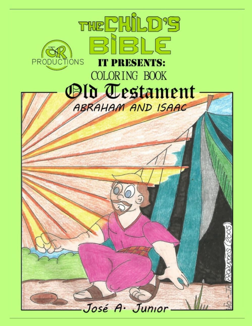 THE INFANT'S BIBLE PRESENTS:COLORING BOOK - OLD TESTAMENT: ABRAHAM AND ISAAC -VOLUME 3 OF 49
