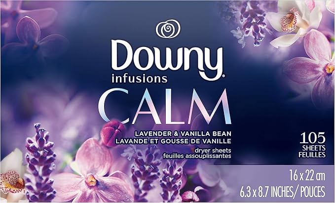 Downy Infusions Fabric Softener Dryer Sheets, Bliss, Sparkling Amber & Rose, 90Count: Buy Online at Best Price in UAE