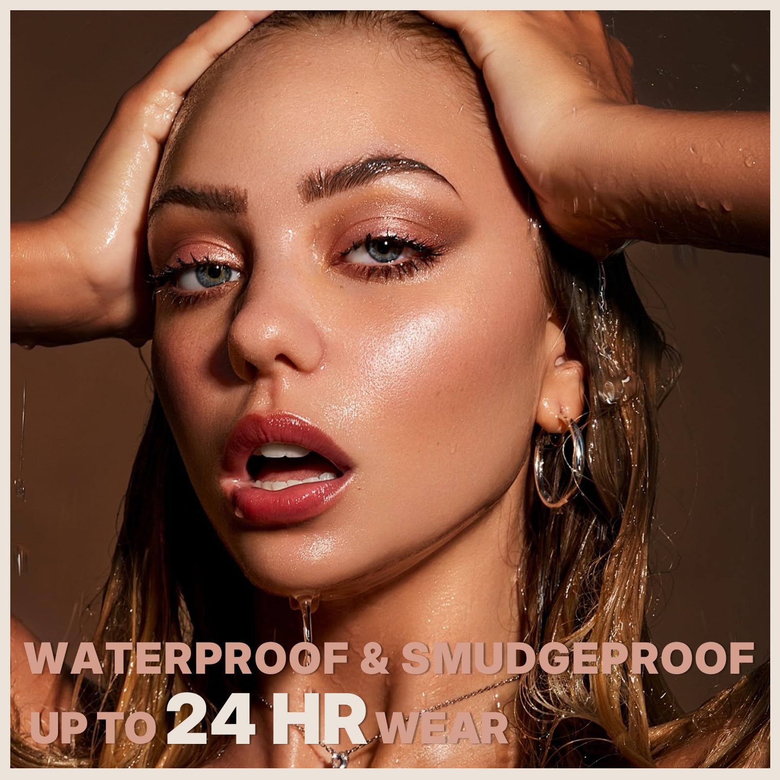 2CHILL Matita per Sopracciglia Curva a 30°, Penna per Sopracciglia Professionale 2 in 1, Penna per Sopracciglia Waterproof a 4 Punte, Microblading Intenso per Donne, Trucco a Lunga Tenuta (Marrone