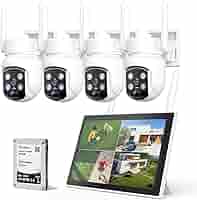 YESKAMOO 360°全方向 ワイヤレス 防犯カメラ 監視 モニター 屋外 Amazon.co.jp: 【500万画素・360°全方位追尾 】防犯カメラ