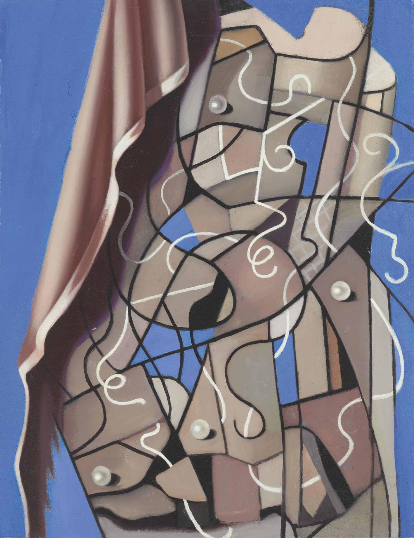 Estampes Tamara De Lempicka Composition de perles affiche murale pour exprimer votre style