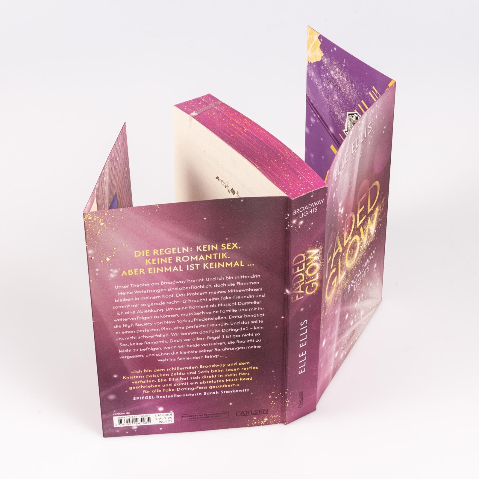Broadway Lights 2: Faded Glow: Knisternde Fake Dating Romance am Broadway und in der High Society von New York | Limitierte Auflage mit Farbschnitt (2)