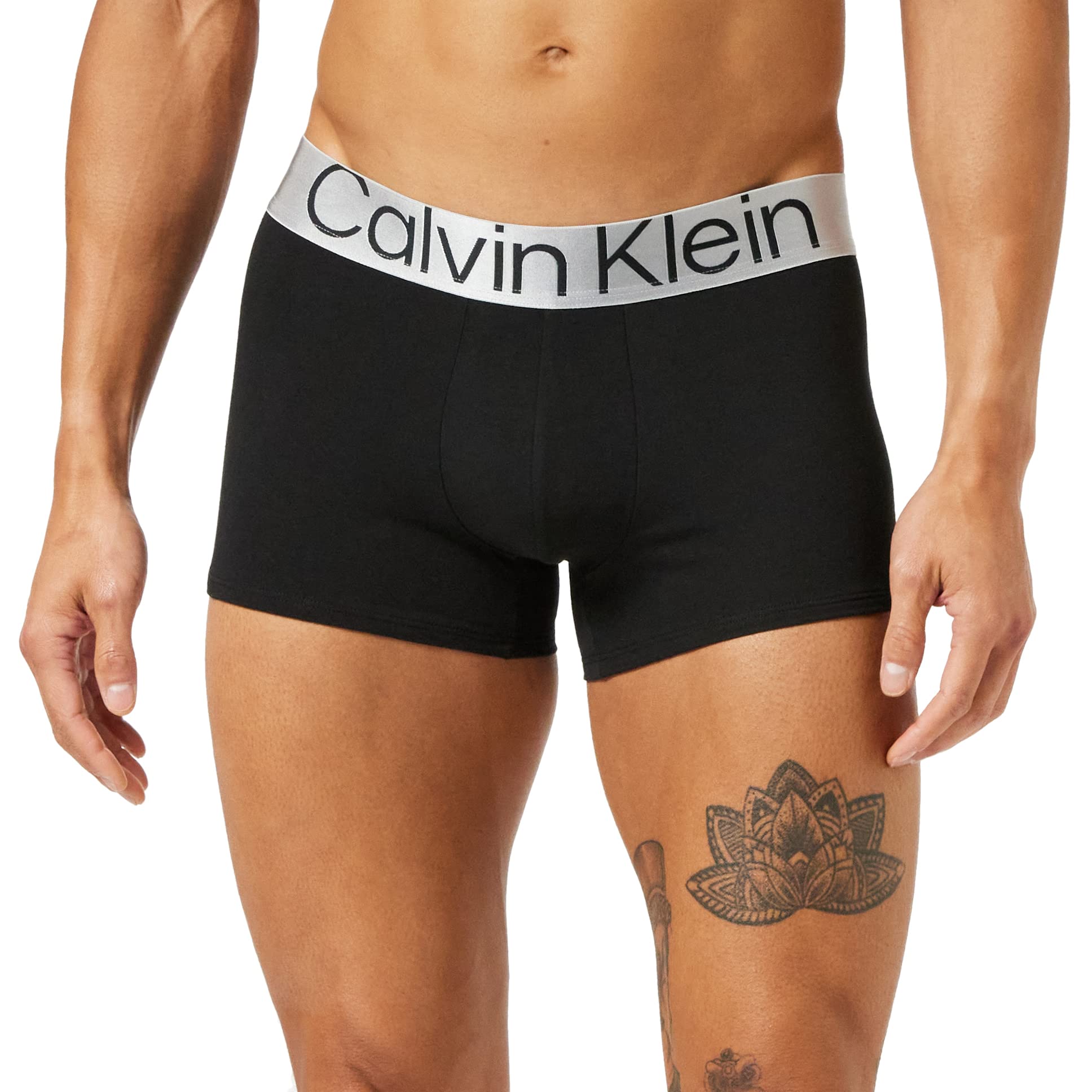 Calvin Klein Boxer Homme Lot De 3 Caleçon Coton Stretch, Noir (Black), M