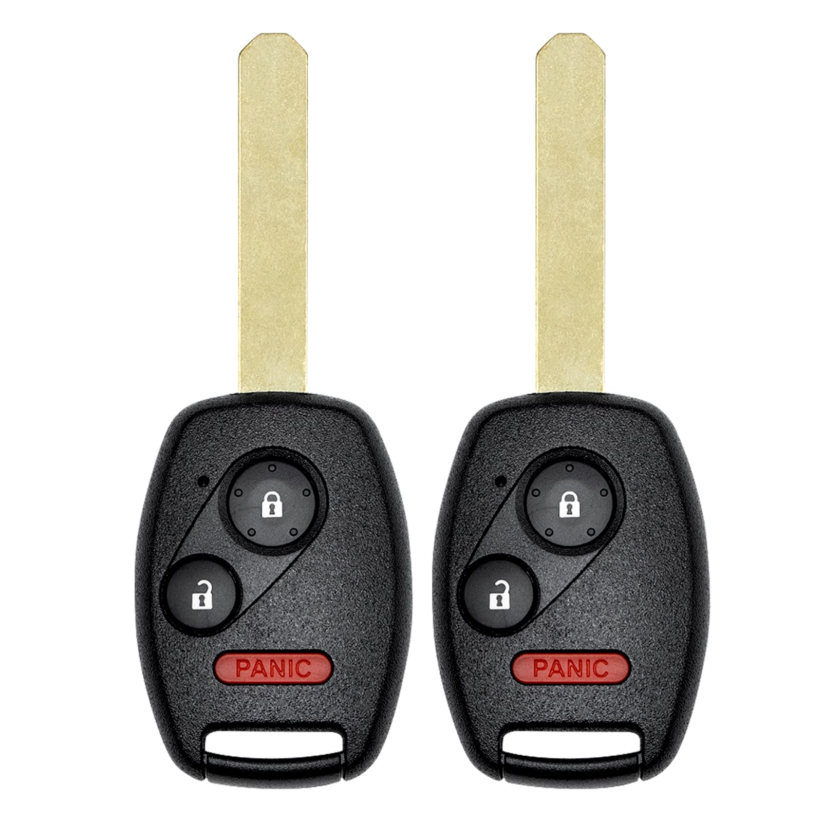 Vurkcy Key Fob Replacement for 08-12 Accord / 07-13 CRV / 11-15 CR-Z / 09-13 Fit / 10-14 Insight (MLBHLIK-1T, 2Pcs)