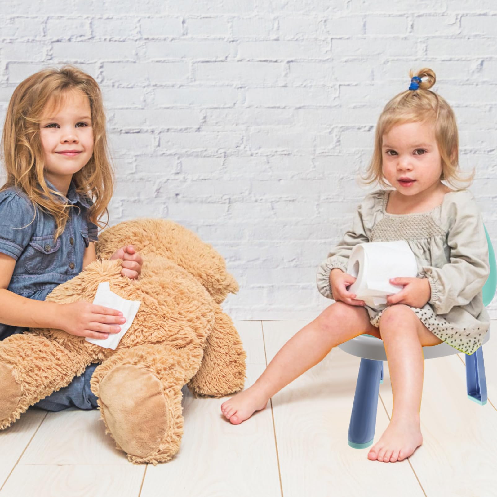 Faltbares Kleinkind Töpfchen Tragbar für Reise und Zuhause, PC | Leicht, Wiederverwendbar, für Babys und Kinder, Kompakte Lösung für Unterwegs und Daheim