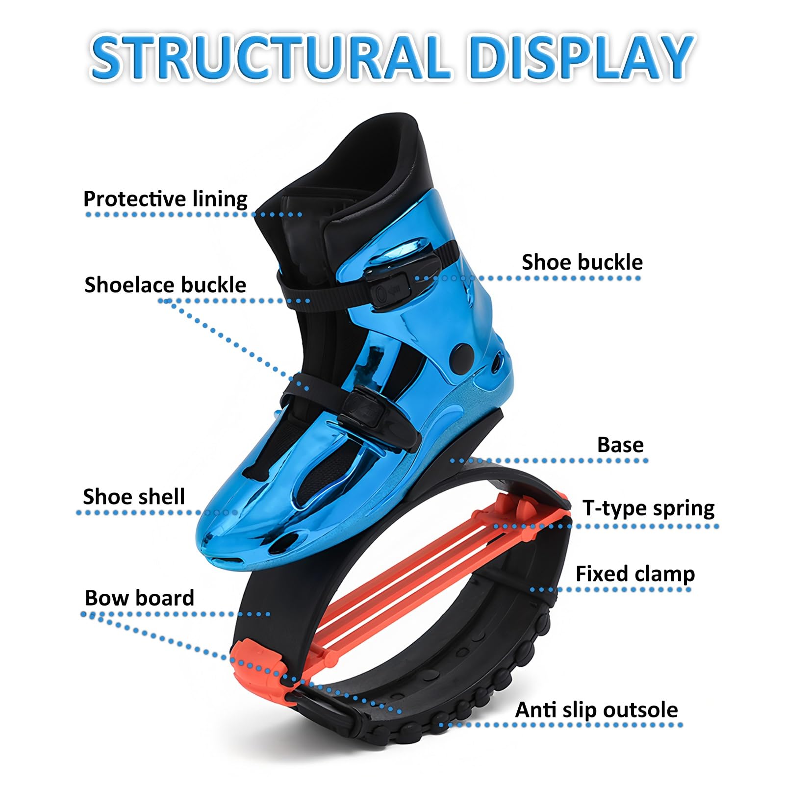 Känguru-Springschuhe Für Männer Und Frauen, Indoor- Und Outdoor-Sport-Fitnesstrainings-Mondschuhe, Komfortables Design