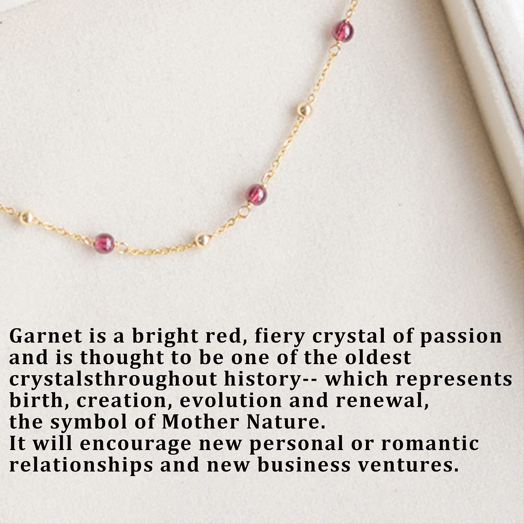 Tobillera de cristal Natural para mujer, tobillera con amuleto de la suerte, cuentas de transferencia de granate, pulsera de vacaciones para niñas, atrae dinero, prosperidad, suerte, cinabr