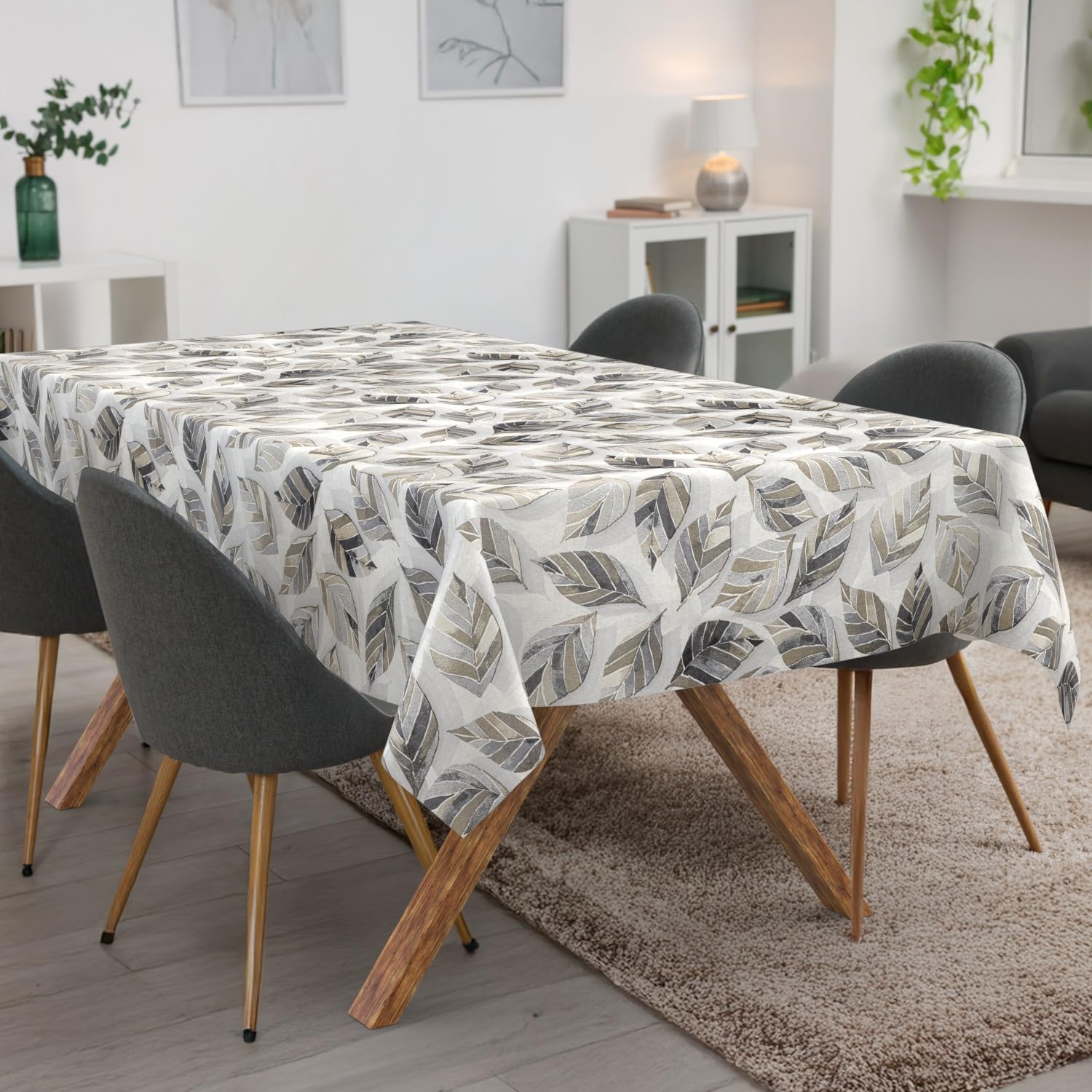 ANRO Obrus zmywalny Liście 300x140 cm ogrodowy