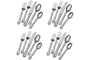 Wallace & Gromit Signature 18/10 Stainless Steel 20-Piece Flatware Set