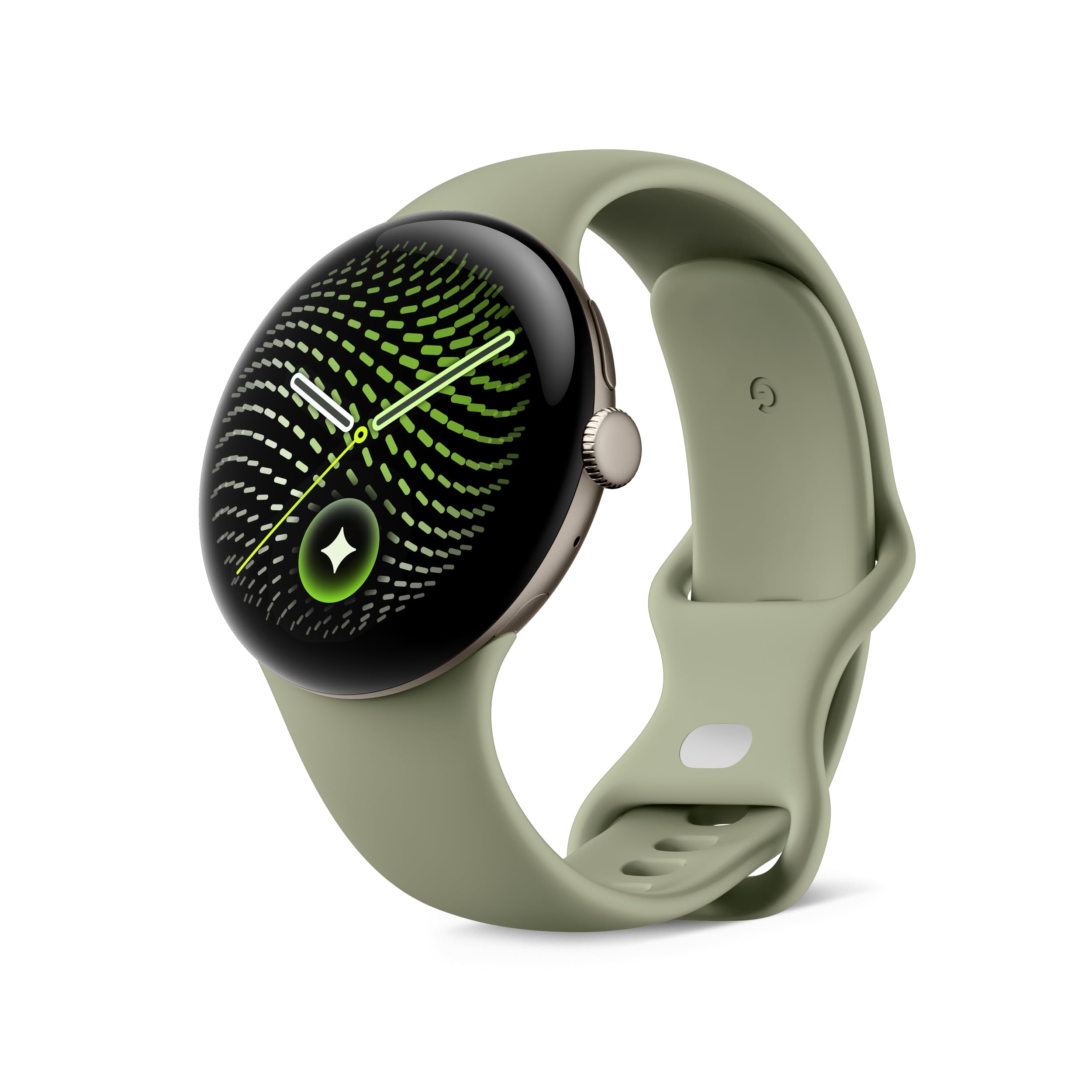 Pixel Watch 5 (45mm) - Android Smartwatch - Olive - LTE | Gemini Intelligence, domed disp…