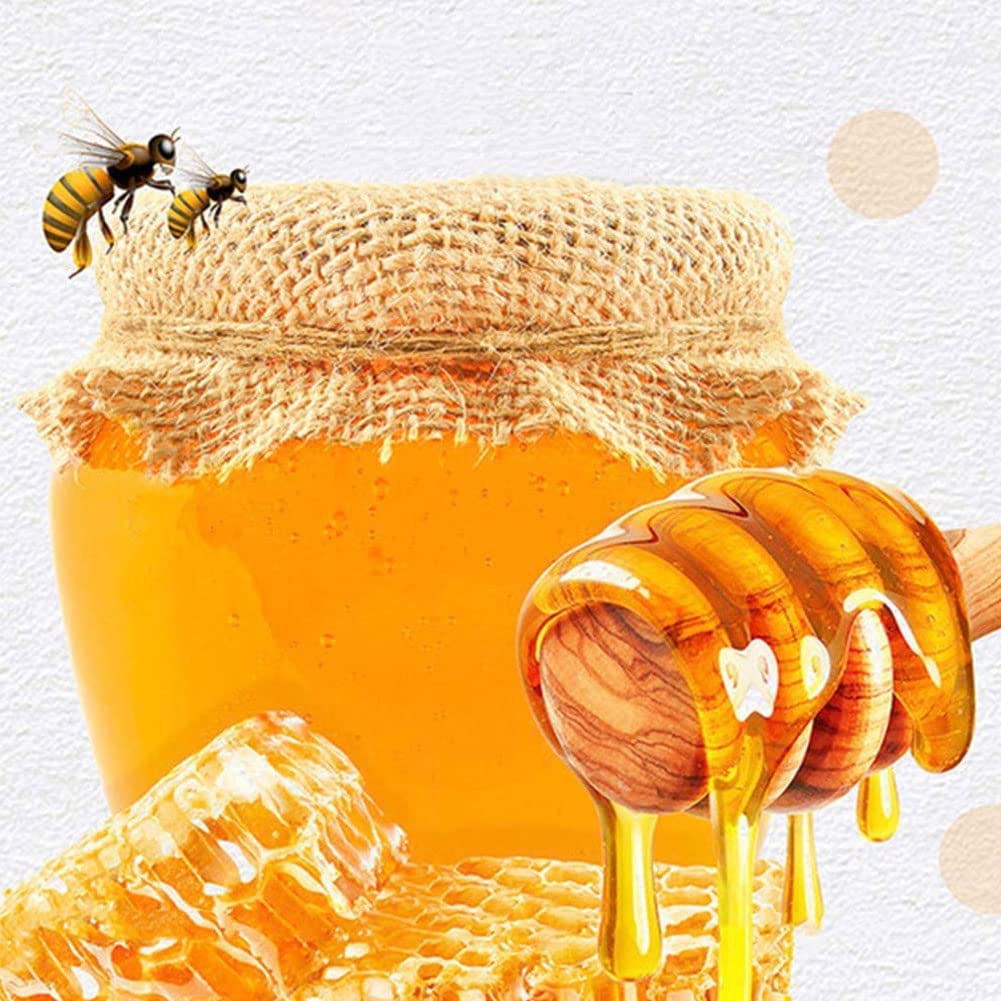 Bastoncini In Legno Per Miele - Mestolo Spargimiele Portatile - Per Barattoli Di Miele E Marmellate - Regalo Ideale - Foto 10