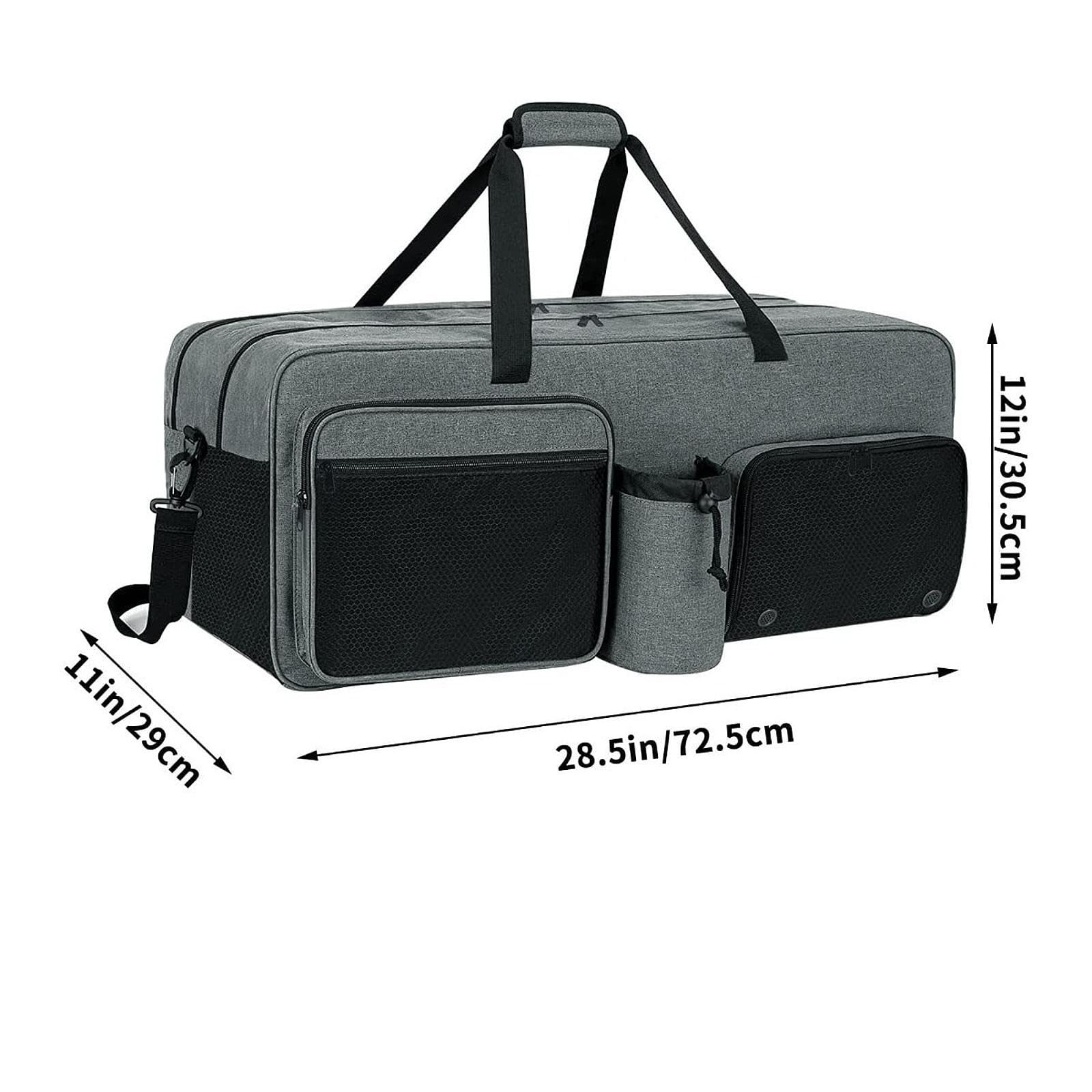 Sac De Sport Tennis/pickleball – Compartiment Raquette Et Chaussures Séparé – 35L, Polyester – Homme/femme – Polyvalent