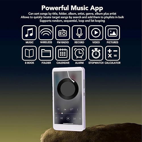 Miniatura 2 de Reproductor MP4 de 8 GB con pantalla táctil HD de 5 pulgadas para Android, reproductor de música MP4 portátil, reproductor de MP3 de sonido de alta