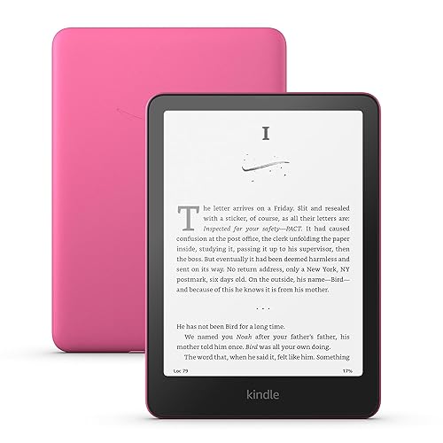 Amazon Kindle Paperwhite 16GB (newest model) ā Our fastest Kindle ever, with new 7" glare-free display ā Without lockscreen ads ā Raspberry + 3 Months Free Kindle Unlimited (with auto-renewal) - Raspberry - With 3 months of Kindle Unlimited - Without Lockscreen Ads
