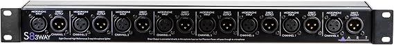 ART S8-3Way Eight Channel Three-Way Mic Splitter