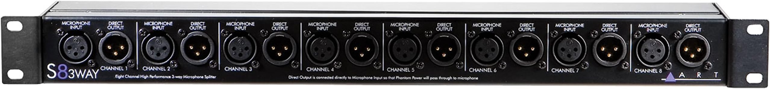 ART S8-3Way Eight Channel Three-Way Mic Splitter