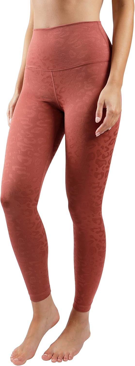 90 Degree By Reflex High Waist Tummy Control Squat Proof Ankle Length Printed Leggings