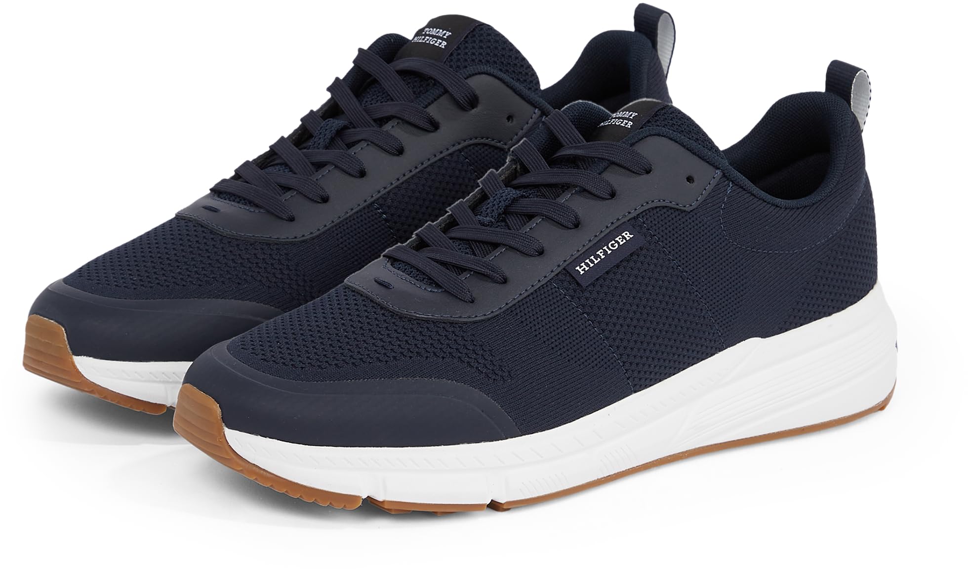 Tommy Hilfiger Uomo Sneakers Running Lightweight Modern Knit Scarpe