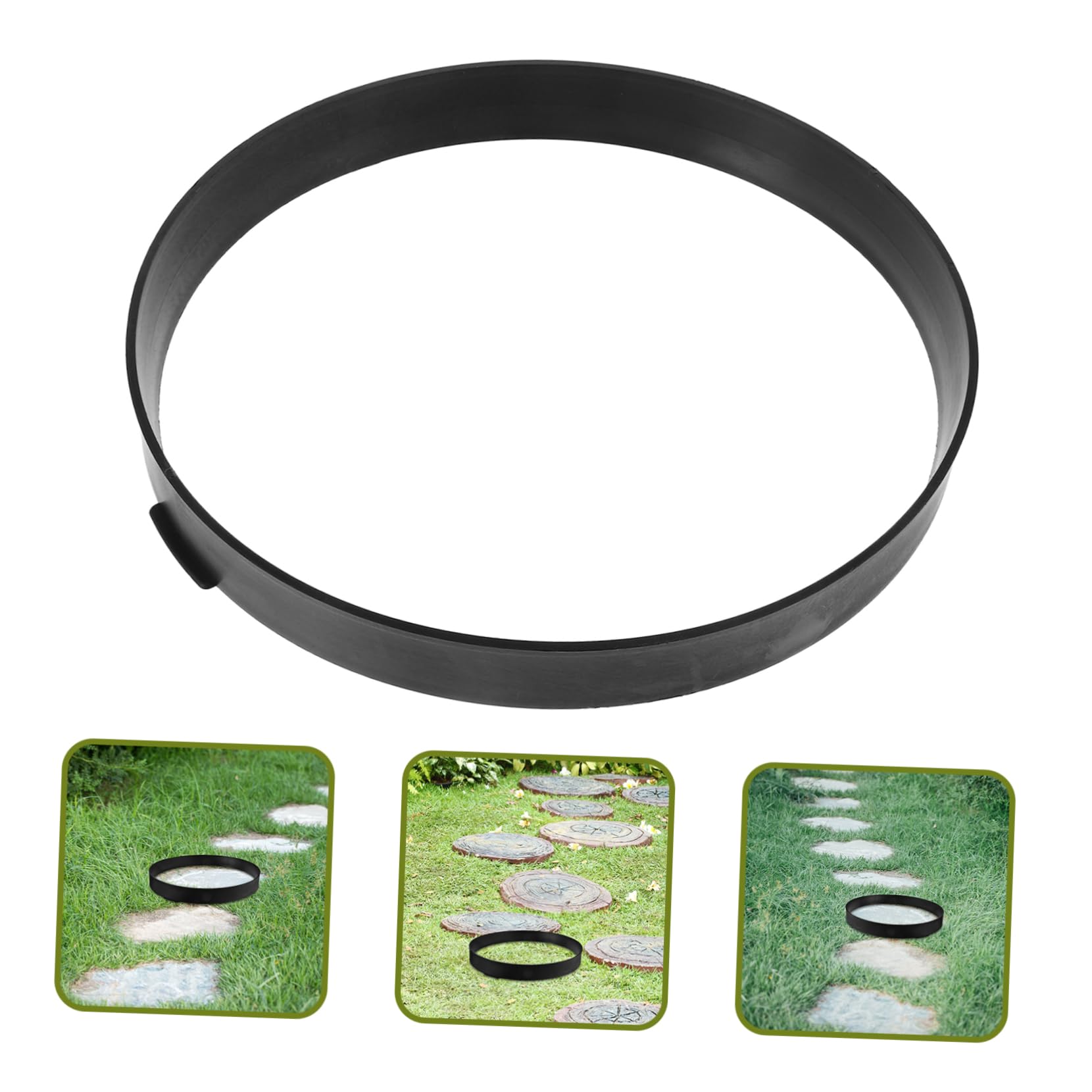 Moule Beton Rond en Plastique Moule à Carreaux de Sol Réutilisable pour Pavés de Jardin Consolidation Rapide pour Décoration de Pierre de Pelouse