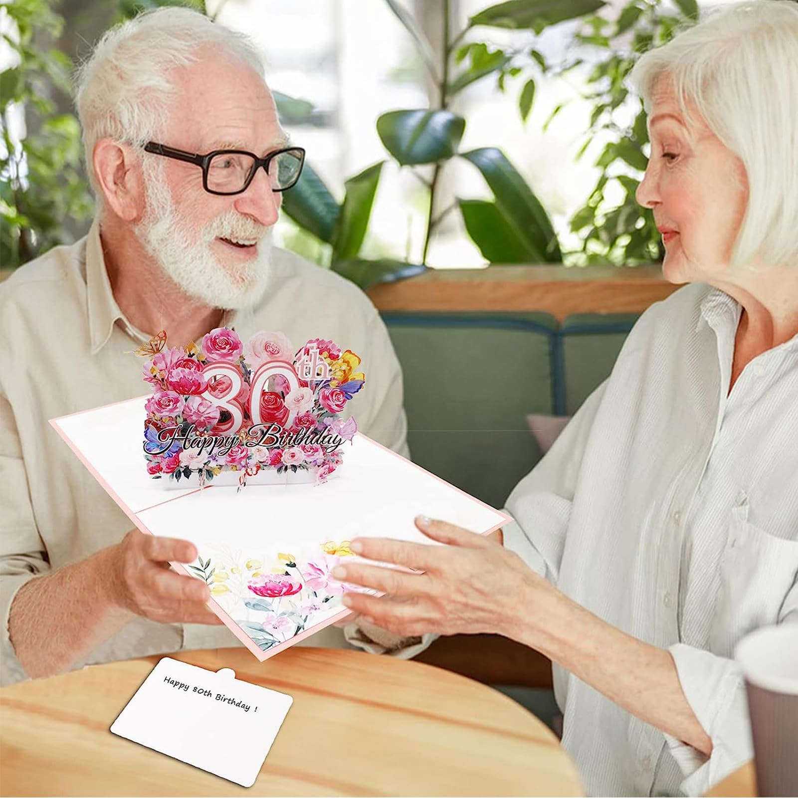 Happy 18th Birthday Pop Up Card, 3D Pop Up Flower 18th Butterfly Card - View #4