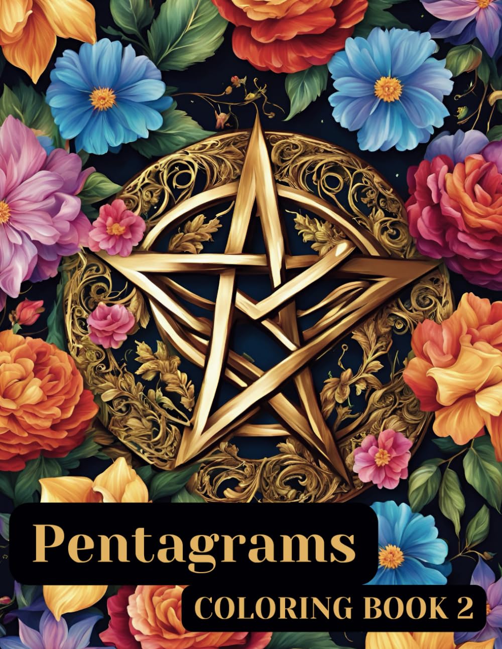 Pentagram coloring book 2: A Mystical Journey of Shapes and Symbols