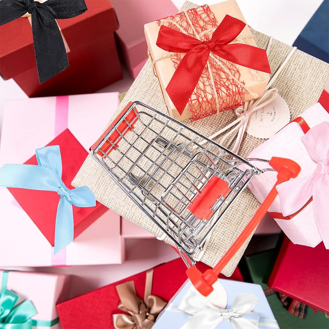 Lot De 50 Nœuds Torsadés En Ruban De Satin – 7,6 Cm Pour Sacs