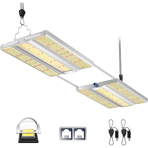 VIPARSPECTRA XS3000 Pro Grow Light, 300W LED Grow Lights for Indoor Plants Full Spectrum with New-Gen Lens, Dimmable Dimming Daisy Chain Plant Lights for Seed Starting Veg Flower 4x2 4x3 Grow Tent
